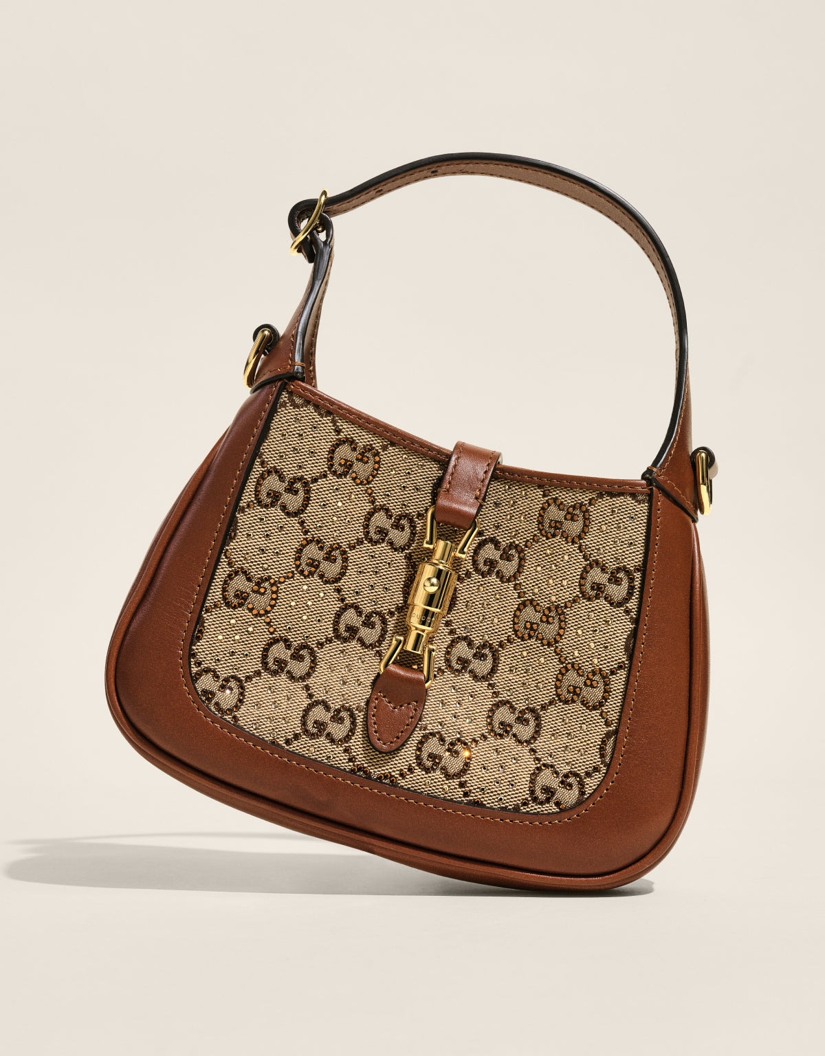 Gucci Soft Calfskin Medium Mercato Tote Bag Dark Brown 1979645