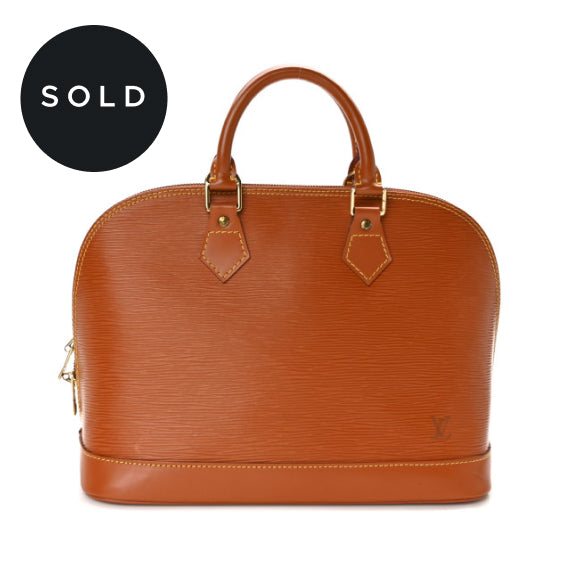 LOUIS VUITTON Epi Alma PM Cipango