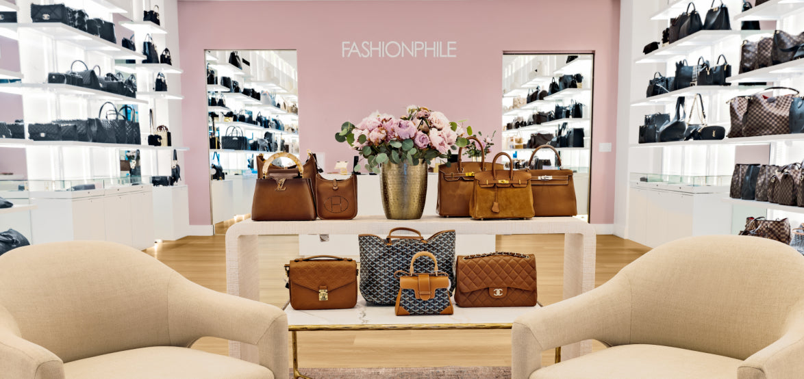 FASHIONPHILE's Scottsdale showroom is filled with designer bags.