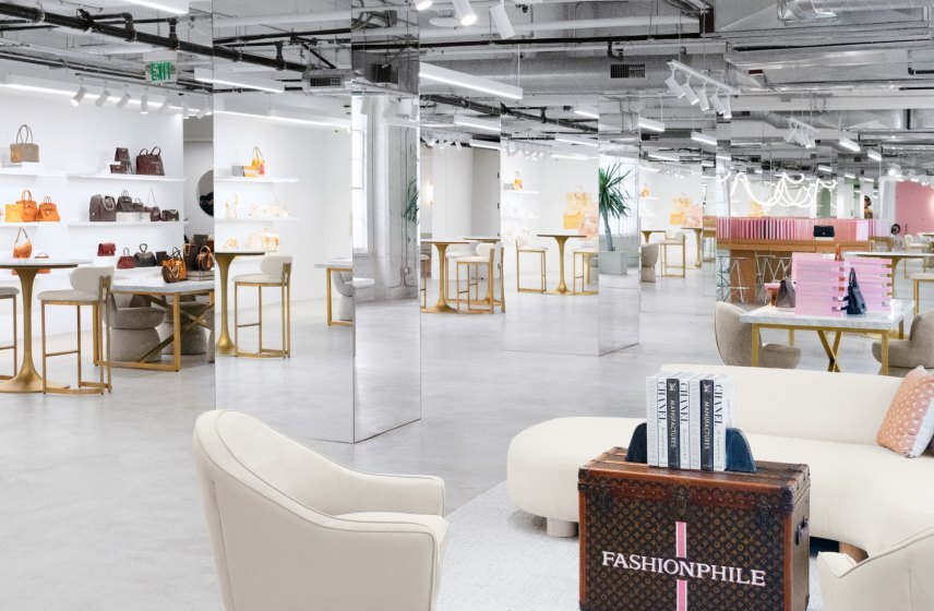 the interior of FASHIONPHILE's LA Flagship