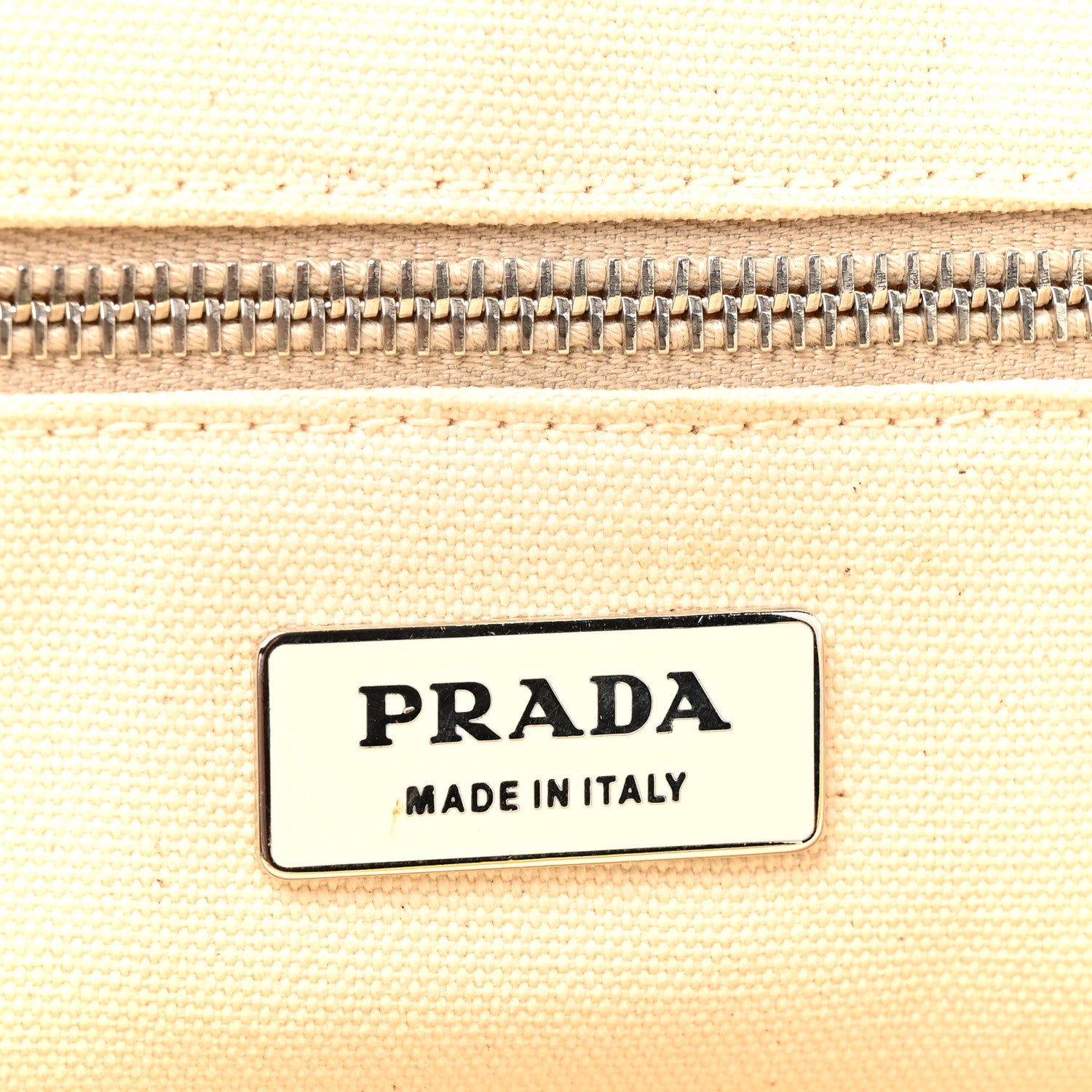 Prada Canapa Cinghiale Cuir Tote Grezzo Crema 6 of 12