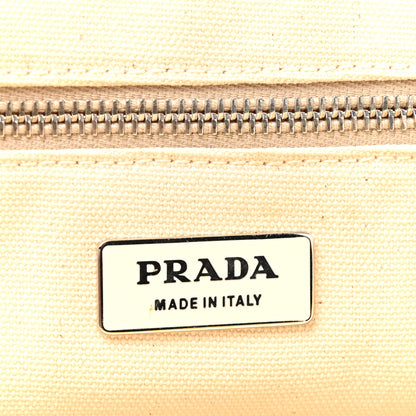 Prada Canapa Cinghiale Cuir Tote Grezzo Crema 6 of 12