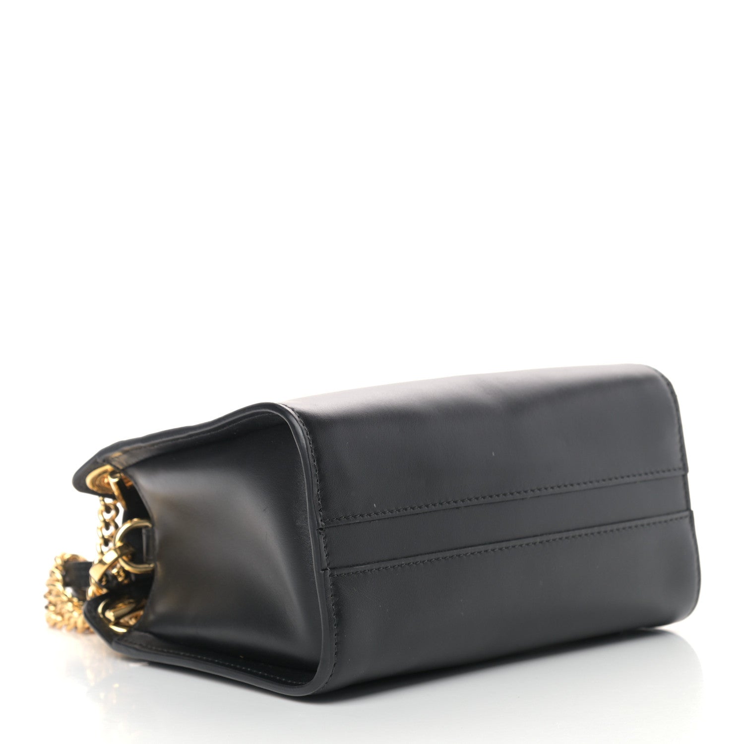 Chloe Shiny Calfskin Mini Annie Shoulder Bag Black 4 of 14