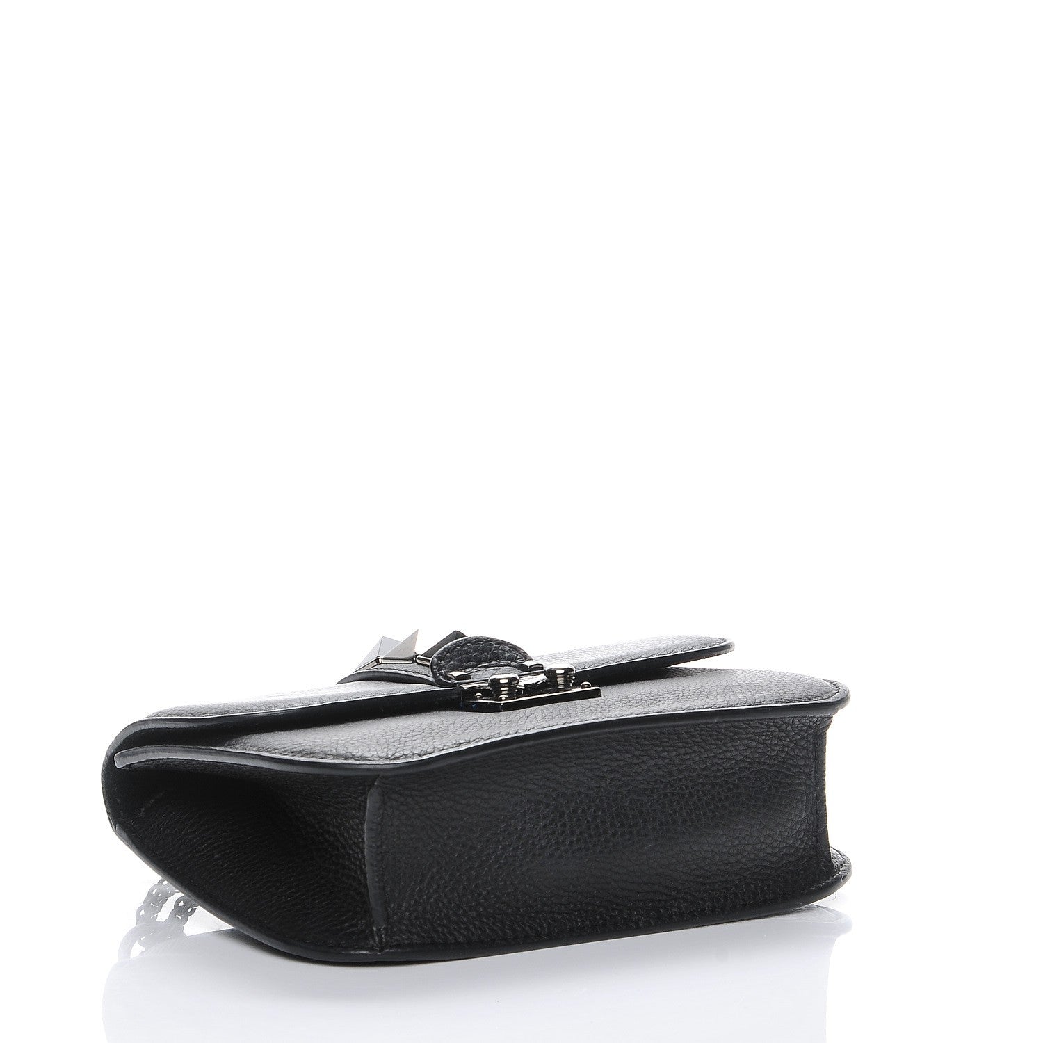 Valentino Garavani Vitello Small Glam Lock Rockstud Flap Black 4 of 6