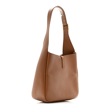Saint Laurent Grained Calfskin Small Le 5 A 7 Supple Hobo Fox 3 of 12