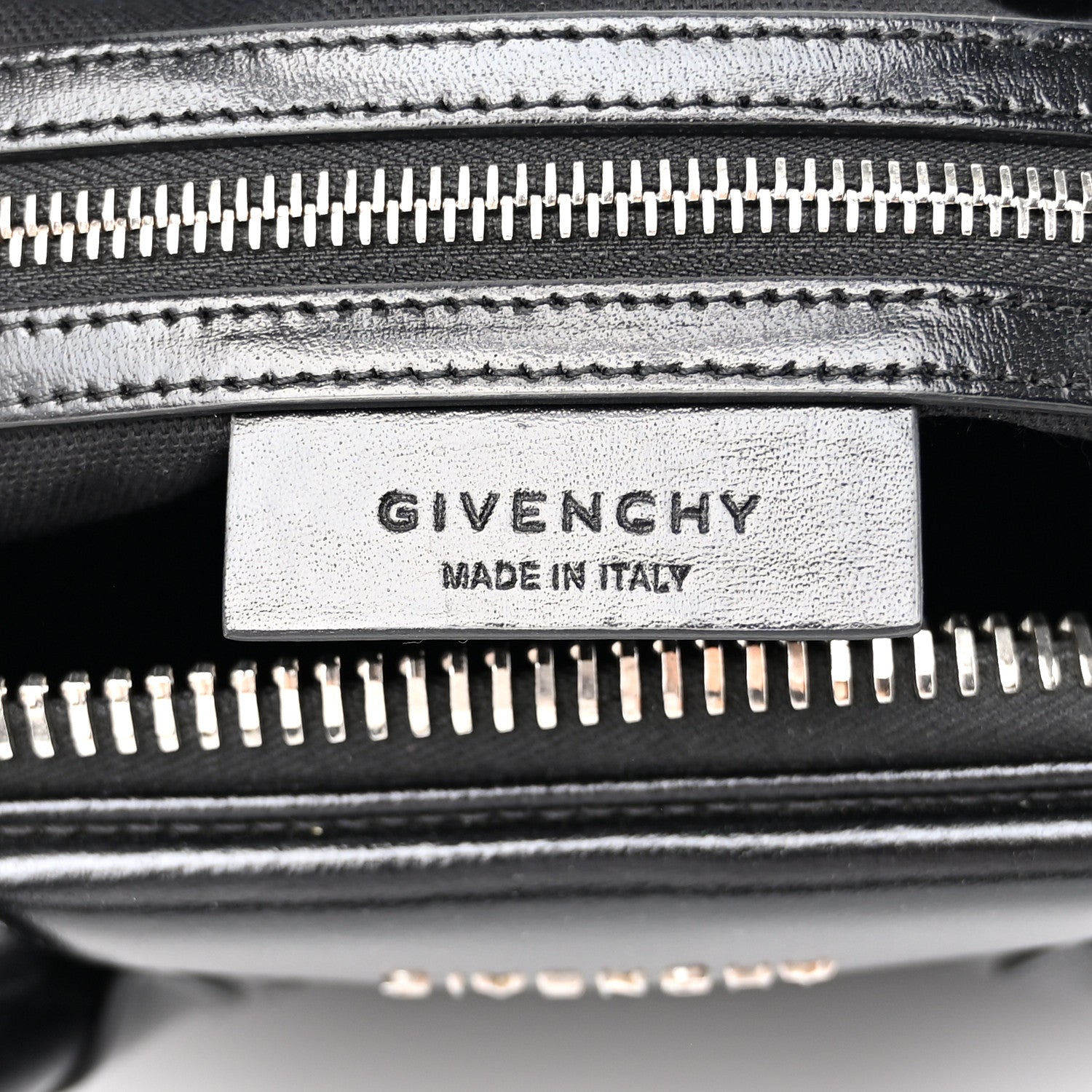 Givenchy Shiny Lord Calfskin Small Antigona Black 6 of 10
