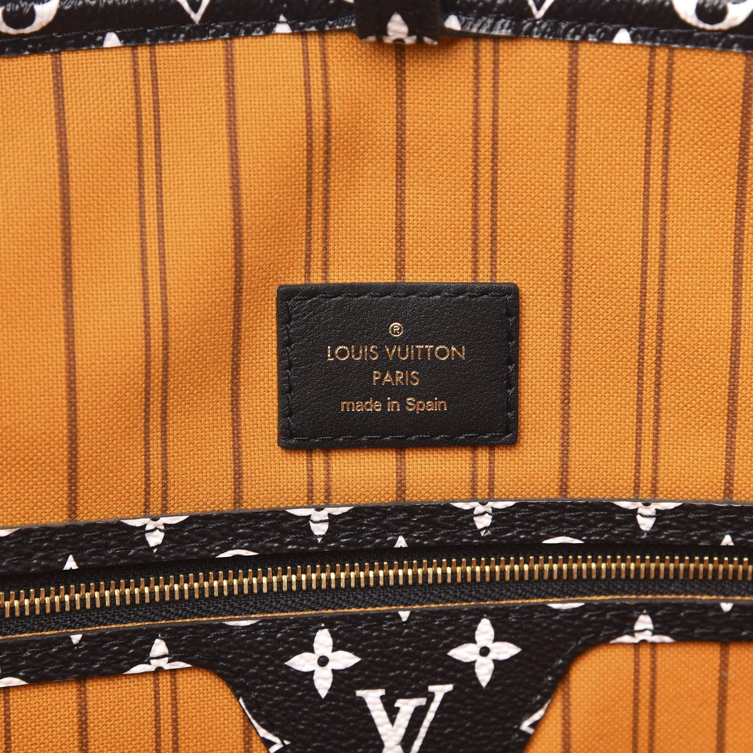 Louis Vuitton Monogram Giant Jungle Neverfull MM Black 6 of 13