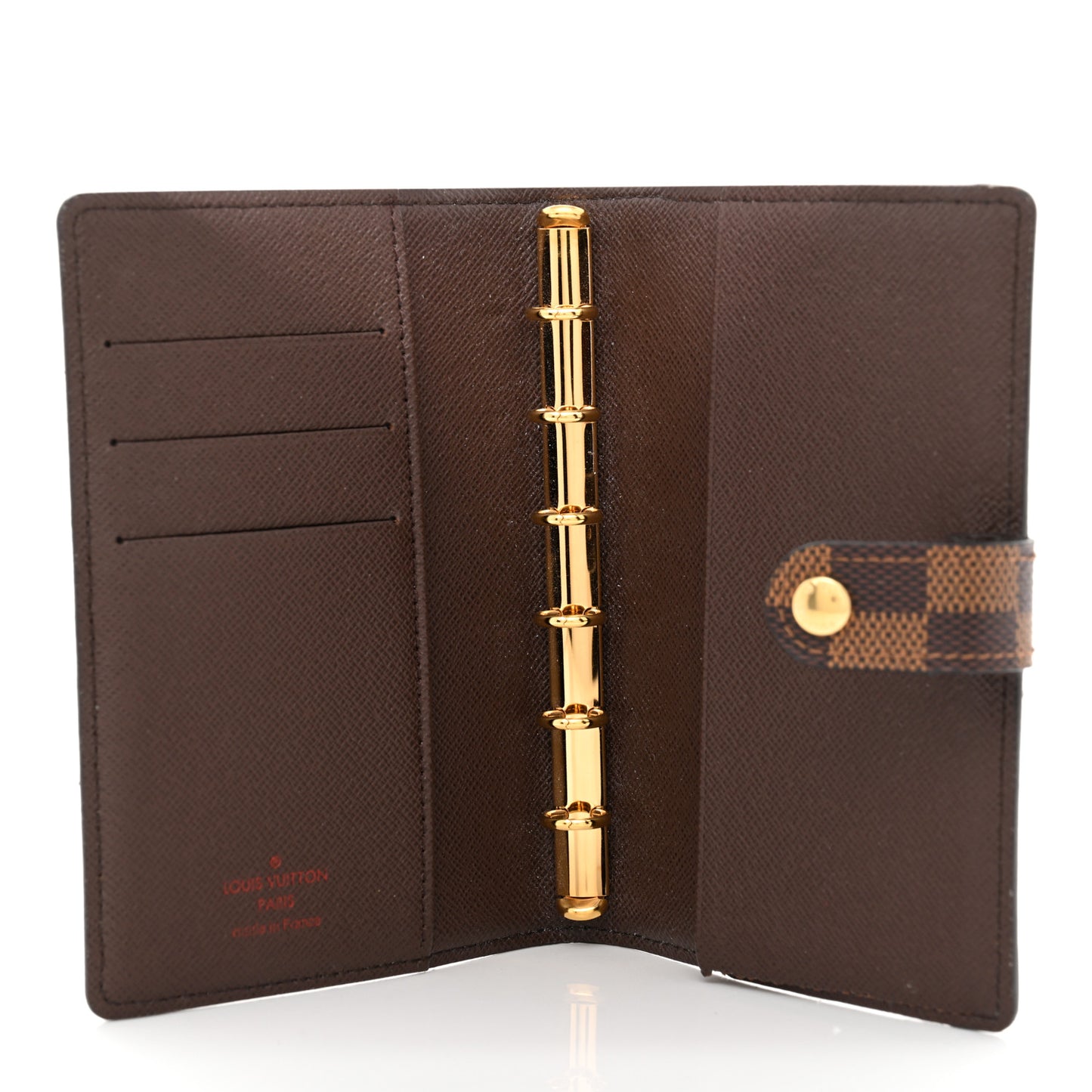 Damier Ebene Small Ring Agenda Cover