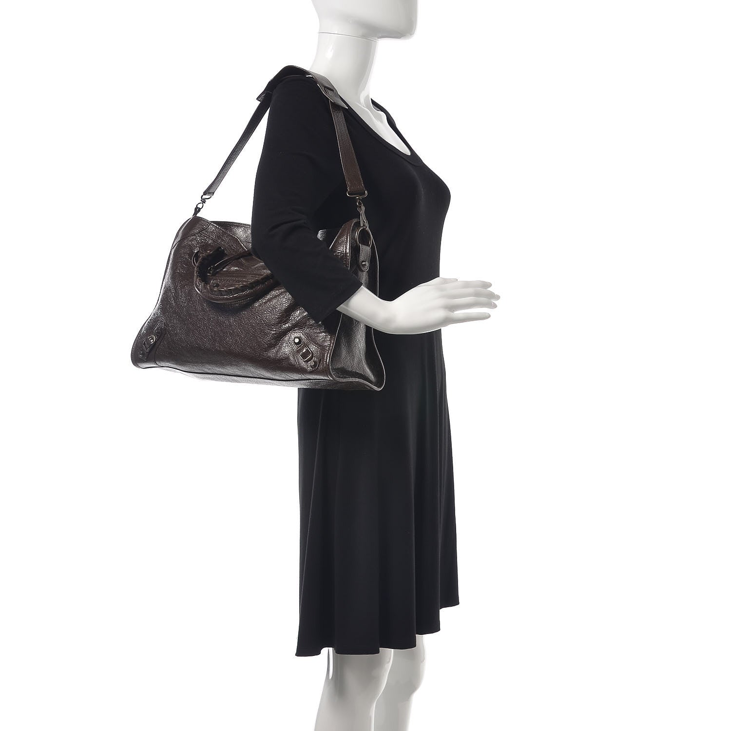 Balenciaga Agneau Classic Hardware City Charbon 3 of 10