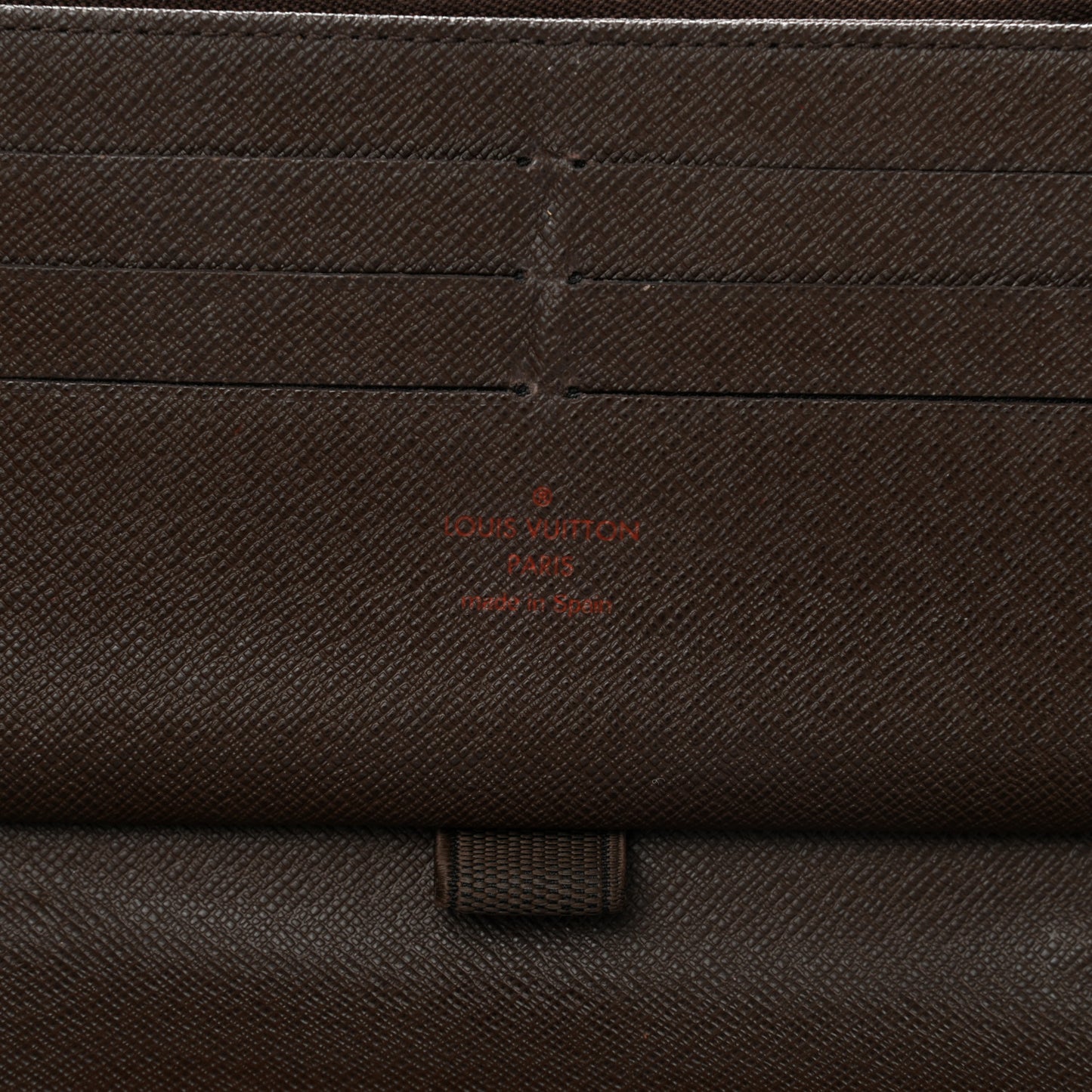 Damier Ebene Zippy Organizer Wallet