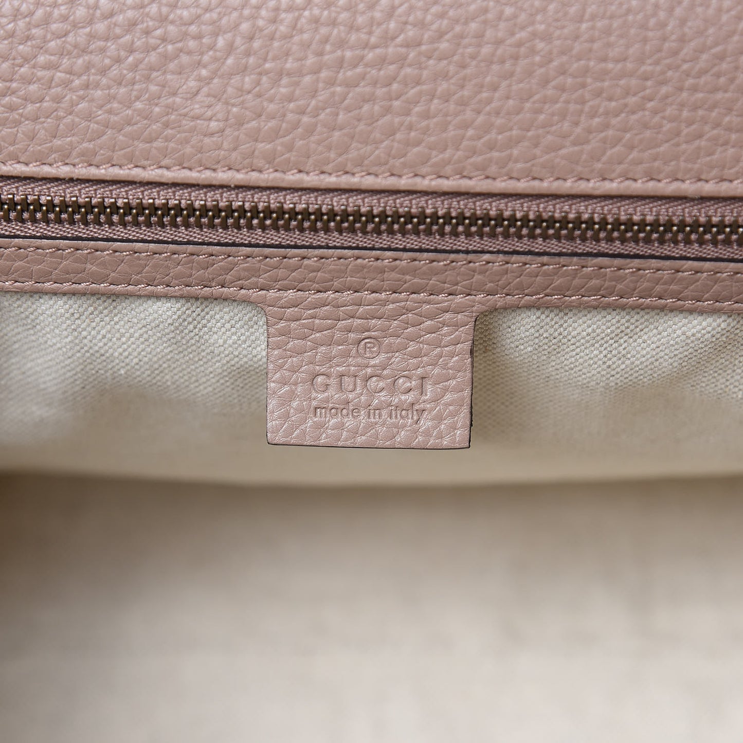 Calfskin Small Pearly GG Marmont Top Handle Bag Porcelain Rose