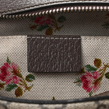 Gucci GG Supreme Monogram Web Neo Vintage Shoulder Bag Beige New Acero Crop 7 of 15