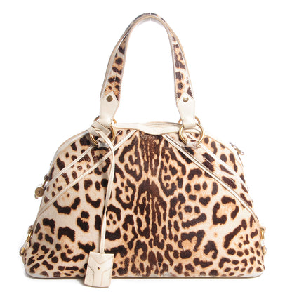 Saint Laurent Calf Hair Leopard Print Large Fauve 1 of 12