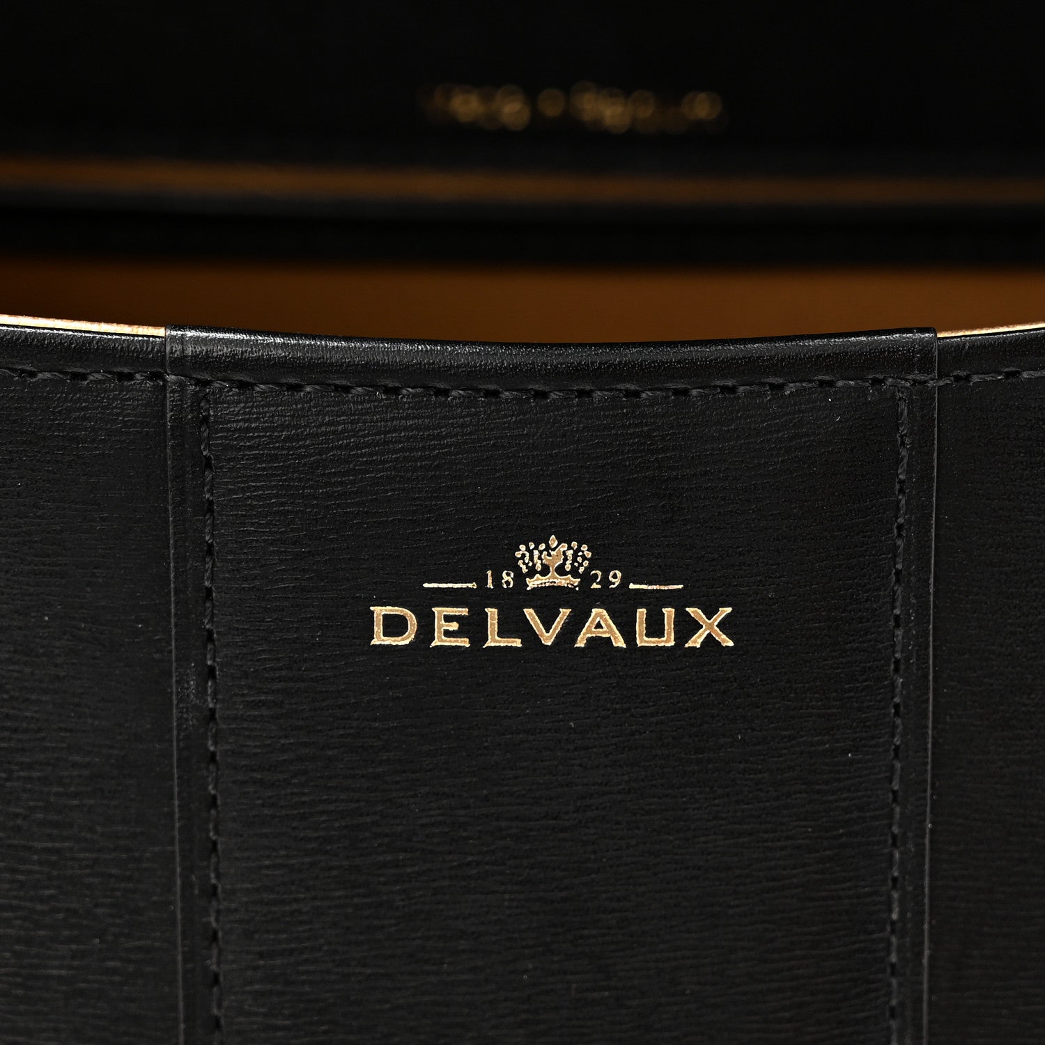 Delvaux Box Calfskin Apple In The Sky Mini Brillant Satchel Black 7 of 11
