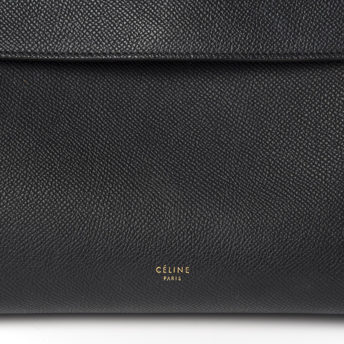 Grained Calfskin Mini Belt Bag Black