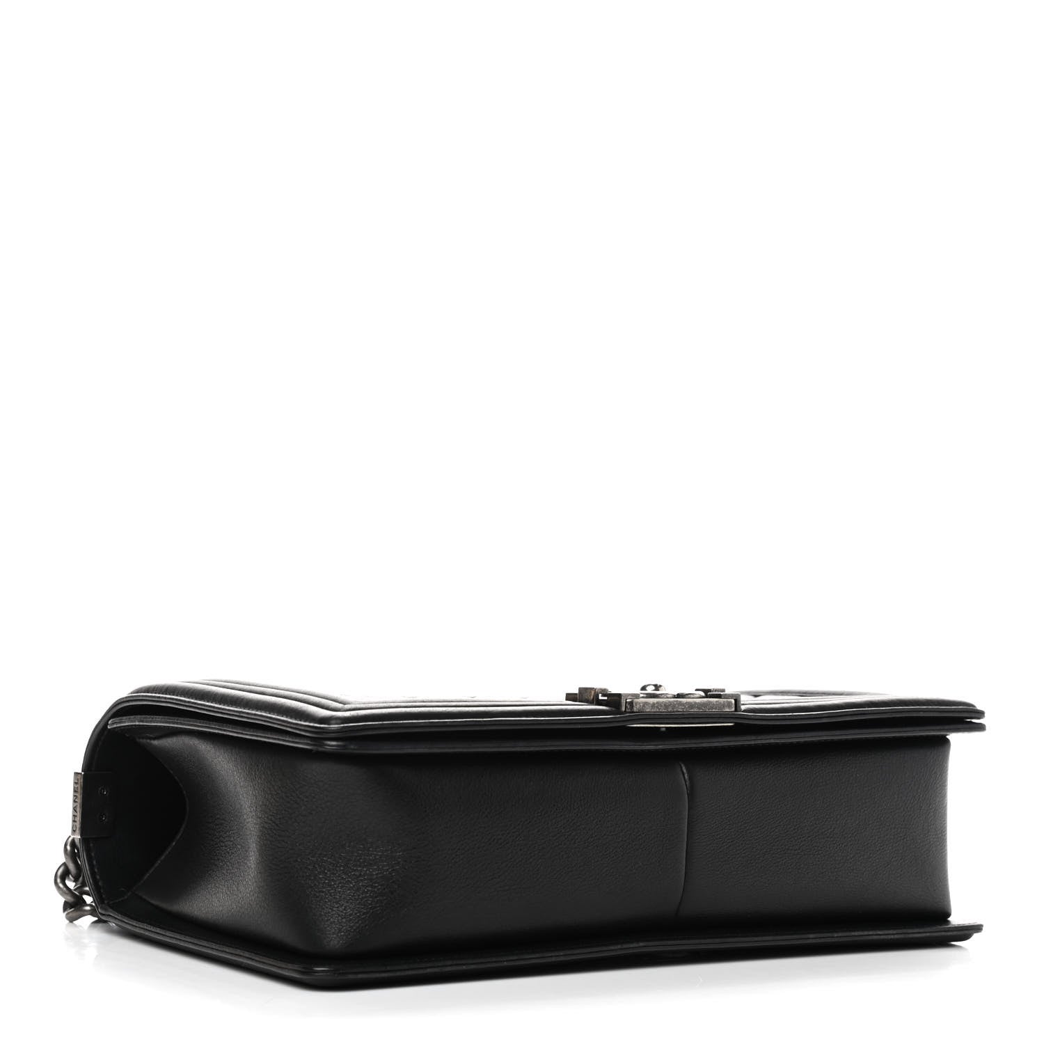 Chanel Calfskin Quilted New Medium Boy Flap Black 4 of 12