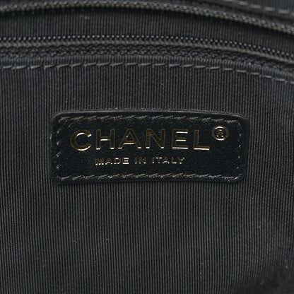 Chanel Calfskin Quilted Small Chain Me Tote Black 7 of 12