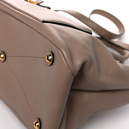 Miu Miu Vitello Soft Tote Cammeo 16 of 20