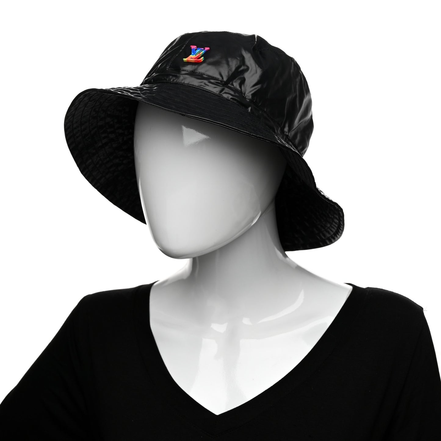Nylon 2054 Transformable Bob Bucket Hat 58 Black