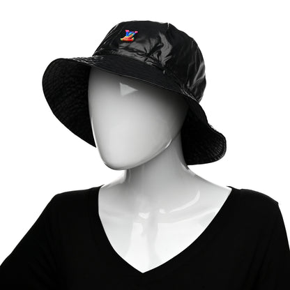 Louis Vuitton Nylon 2054 Transformable Bob Bucket Hat 58 Black 2 of 9