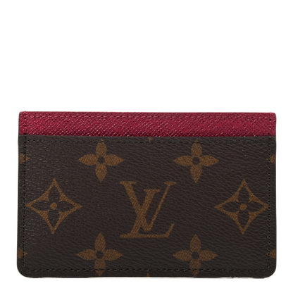 Louis Vuitton Monogram Card Holder Fuchsia 1 of 6