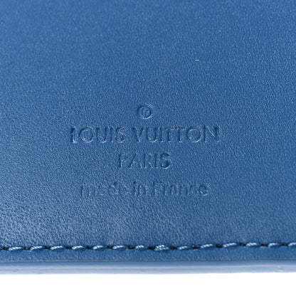 Louis Vuitton Faded Calfskin Monogram Pocket Organizer Denim Blue 6 of 9