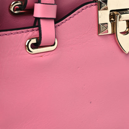 Valentino Garavani Vitello Small Rockstud Tote Ninphea 9 of 10