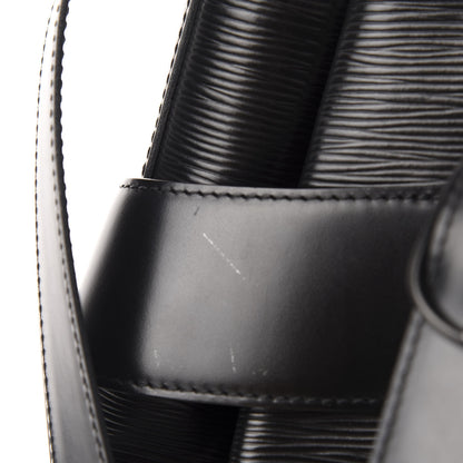 Louis Vuitton Epi Sac D'Epaule GM Black 9 of 14