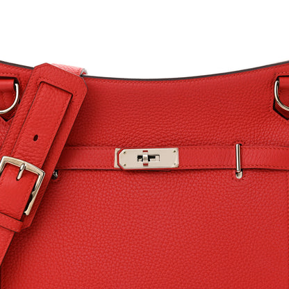 Hermes Taurillon Clemence Jypsiere 28 Rouge Casaque 8 of 12
