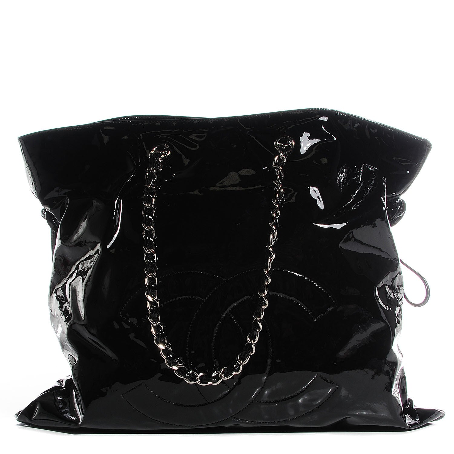 Chanel Patent Bonbons Shopper Tote Black 1 of 7