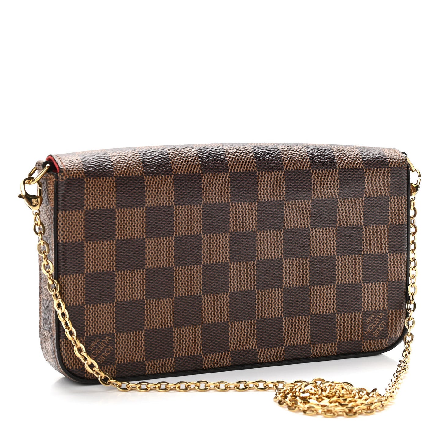 Damier Ebene Pochette Felicie Chain Wallet