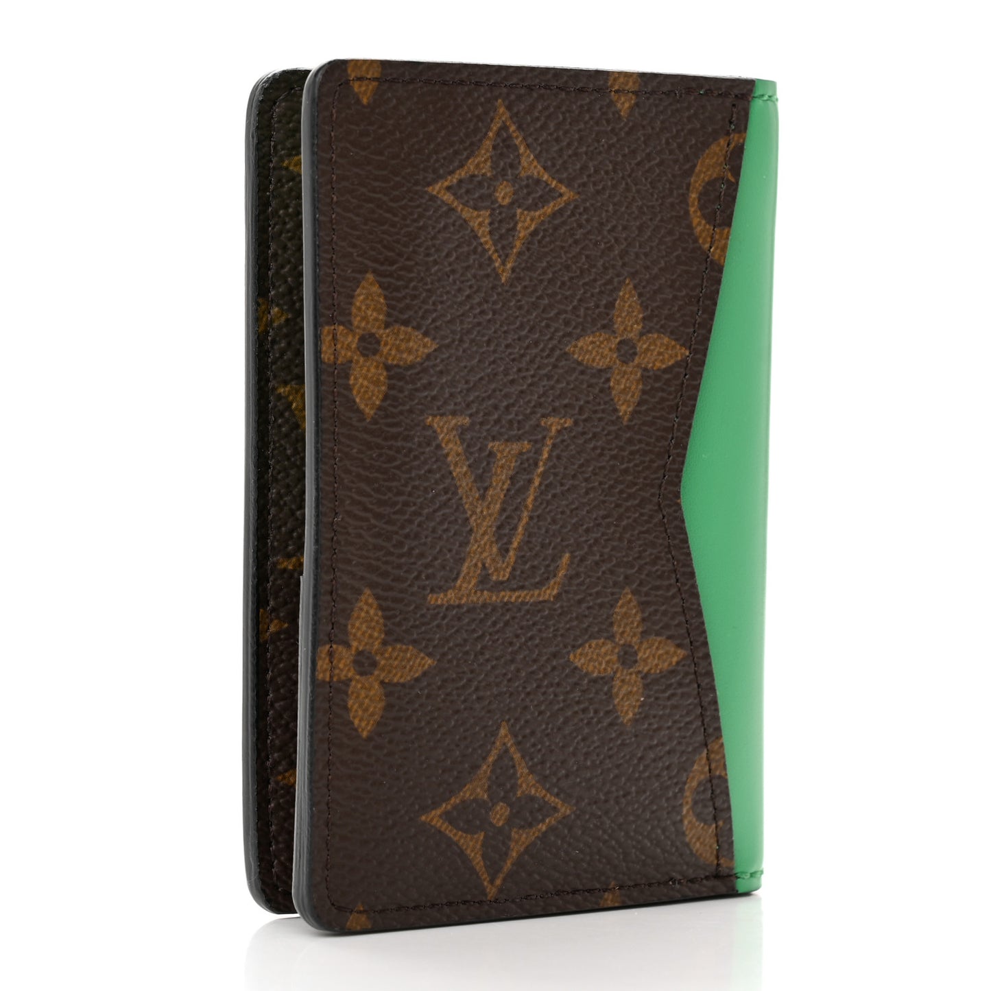 Monogram Pocket Organizer NM Green