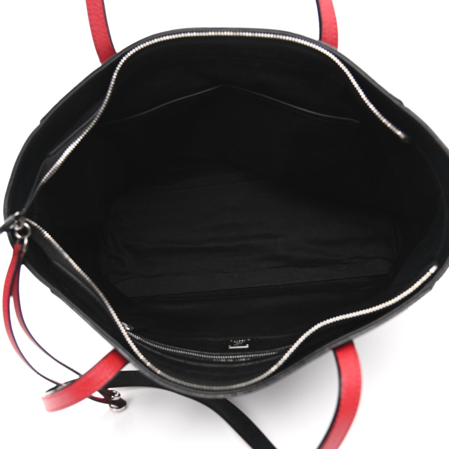 Calfskin Ottomar Monogram Medium Klara Shopper Tote Black