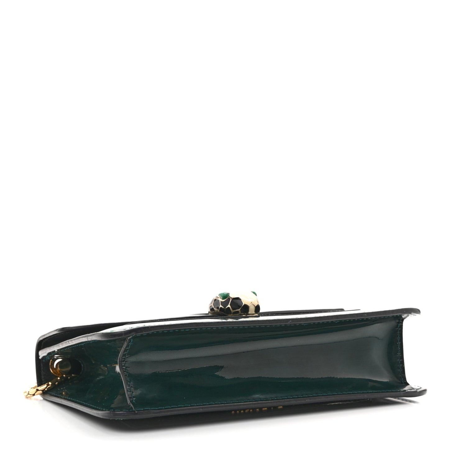 Metallic Serpenti Forever Small Shoulder Bag Green