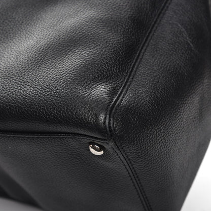 Chanel Calfskin Cerf Executive Shopper Tote Black 10 of 13