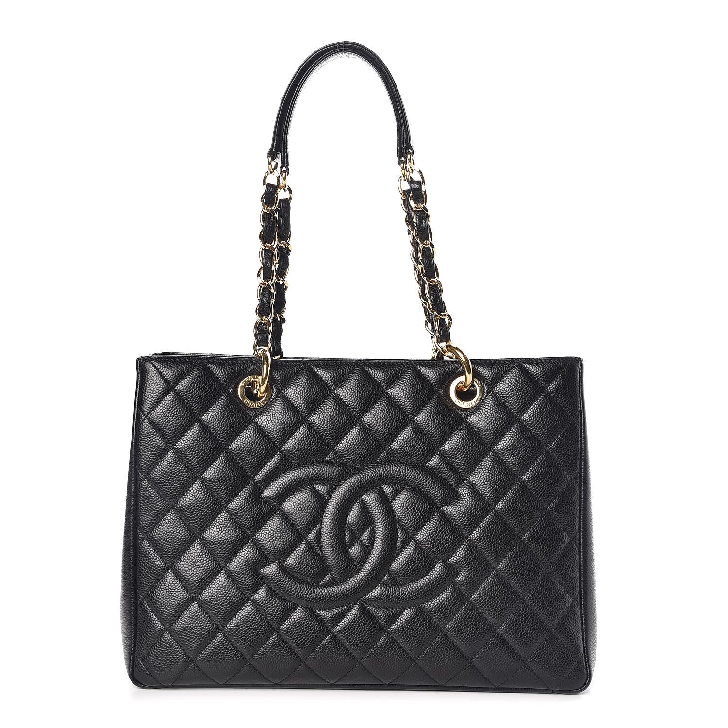 Chanel Caviar Quilted Grand Shopping Tote GST Black 1 of 11