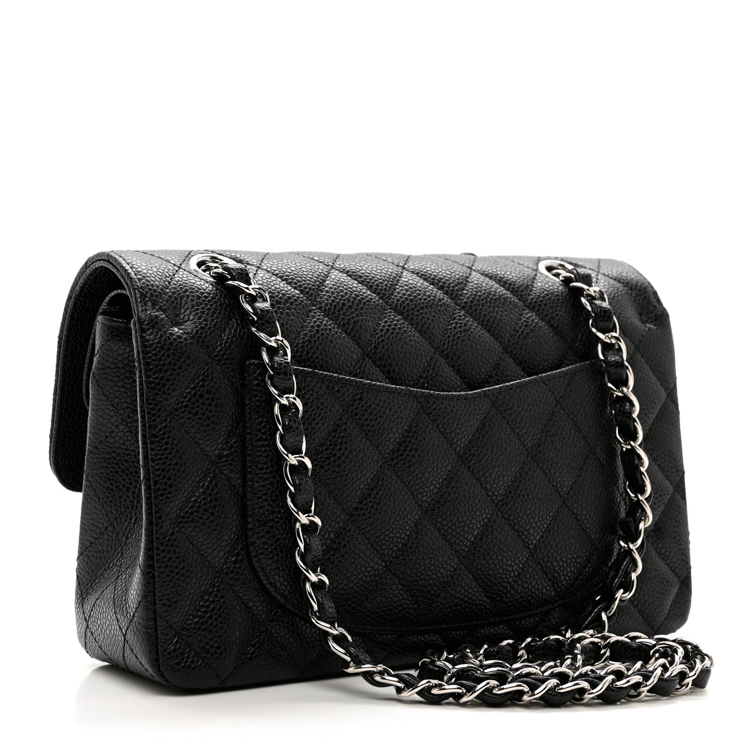 Chanel Caviar Quilted Small Double Flap Black 3 of 9