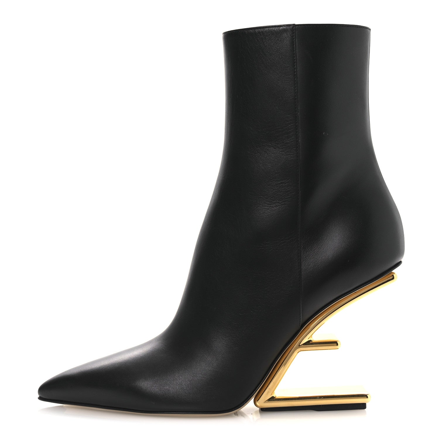 Fendi Nappa Fendi First 95mm Ankle Boots 40 Black 1 of 10
