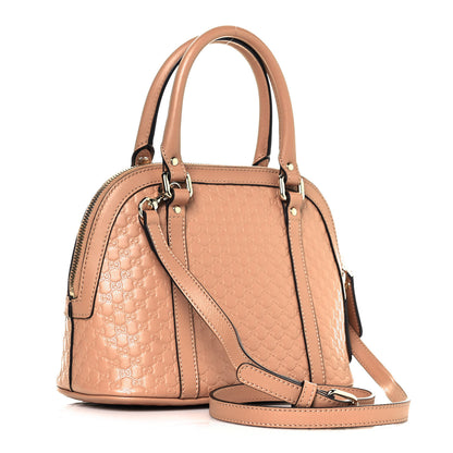 Gucci Soft Microguccissima Mini Dome Bag Camelia 3 of 12