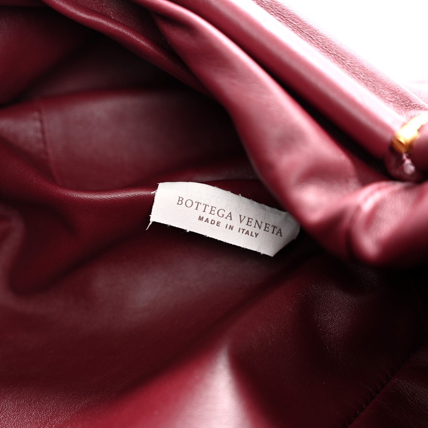 Smooth Butter Calf The Pouch Oversized Clutch Bordeaux