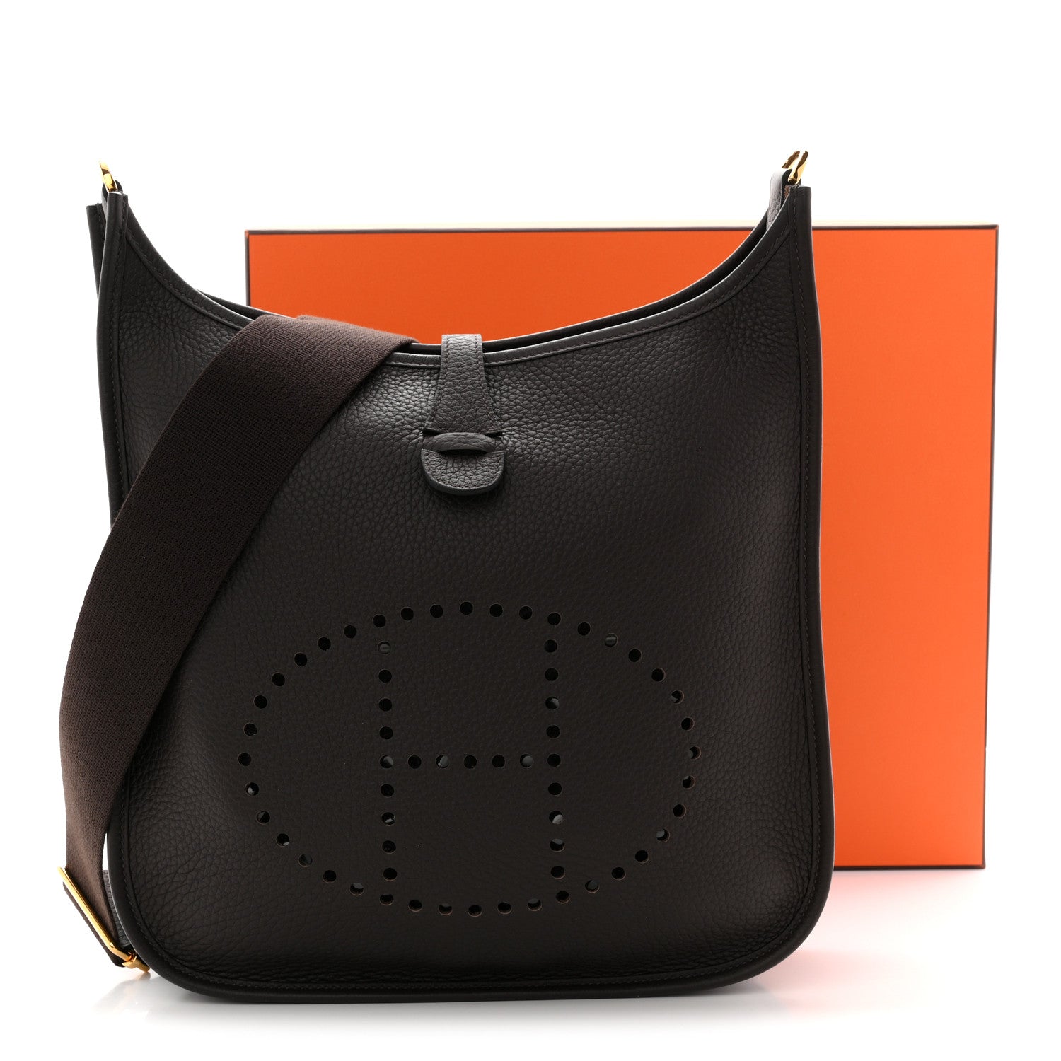 Hermes Taurillon Clemence Evelyne III PM Ebene 11 of 11