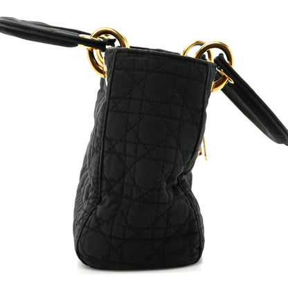 Christian Dior Nylon Cannage Mini Lady Dior Black 18 of 18