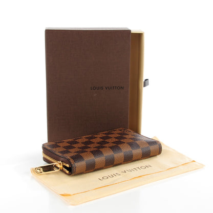 Louis Vuitton Damier Ebene Zippy Compact Wallet 4 of 9