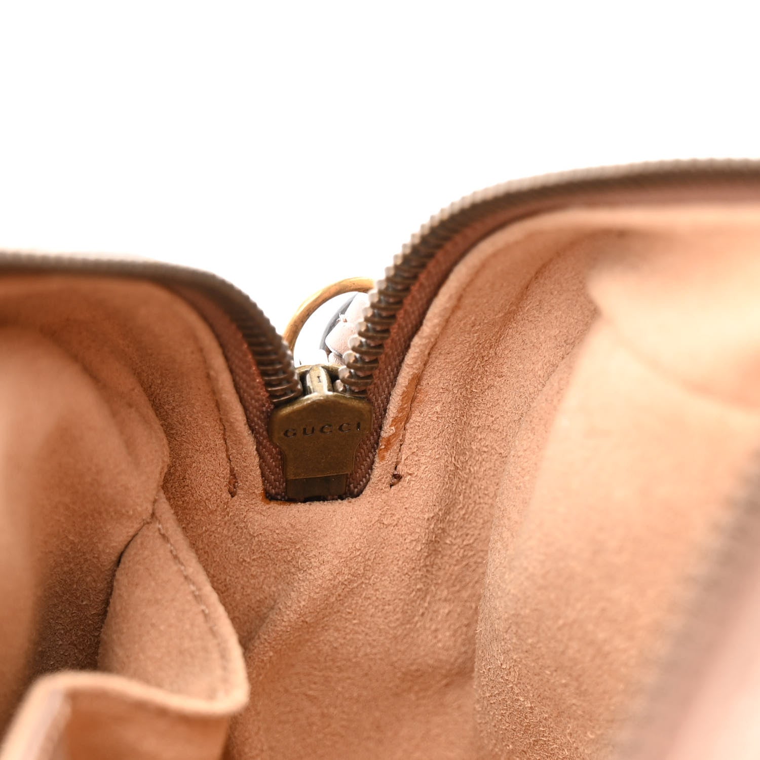 Gucci Calfskin Matelasse Mini GG Marmont Chain Shoulder Bag Porcelain Rose 12 of 12