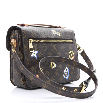 Louis Vuitton Monogram Love Lock Pochette Metis 3 of 8