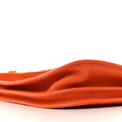 Hermes Taurillon Clemence Evelyne III PM Feu 16 of 27