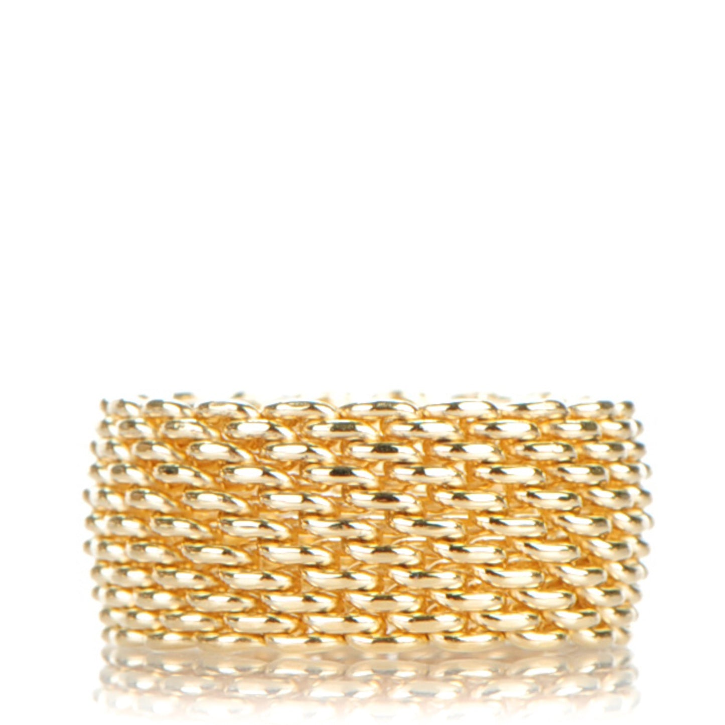 18K Yellow Gold Wide Somerset Ring 6