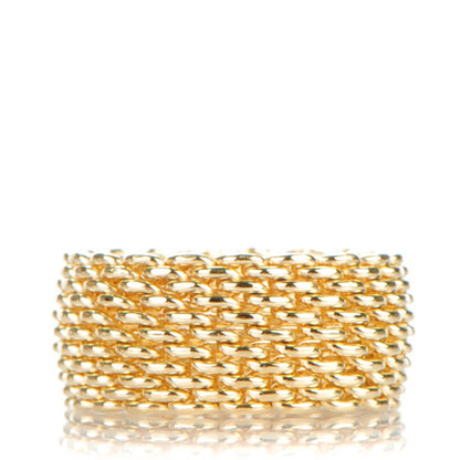 Tiffany 18K Yellow Gold Wide Somerset Ring 6 1 of 5