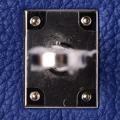 Hermes Togo Birkin 25 Bleu Electrique 11 of 34
