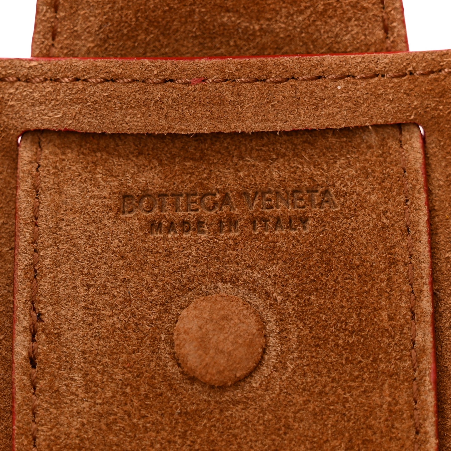 French Calfskin Small Shell Bag Chili Tomato